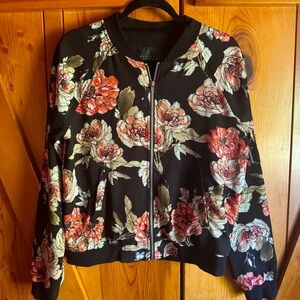 Sanctuary Floral Zip up Jacket